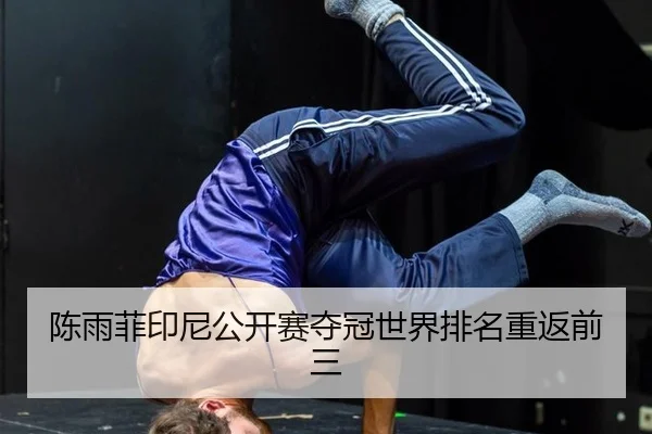 陈雨菲印尼公开赛夺冠世界排名重返前三